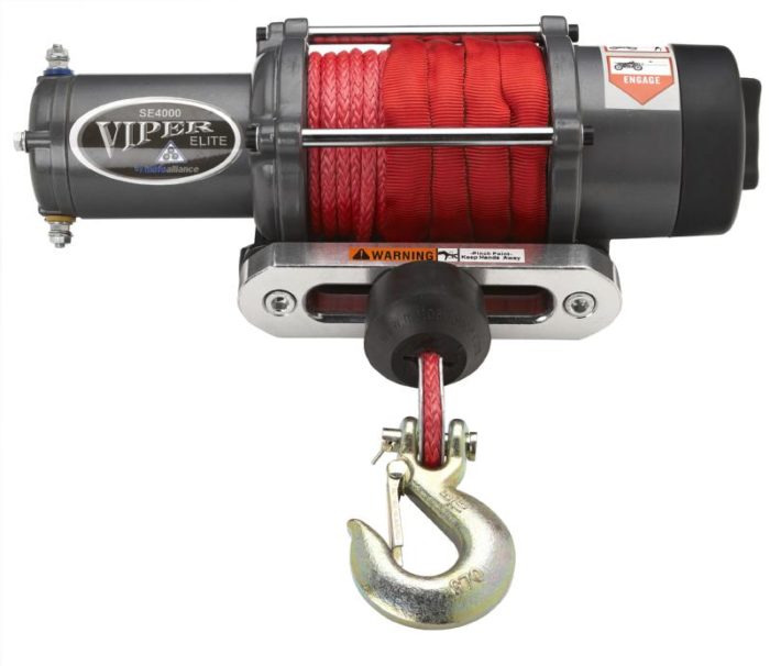 Viper Elite Wide Spool 4500lb Winch