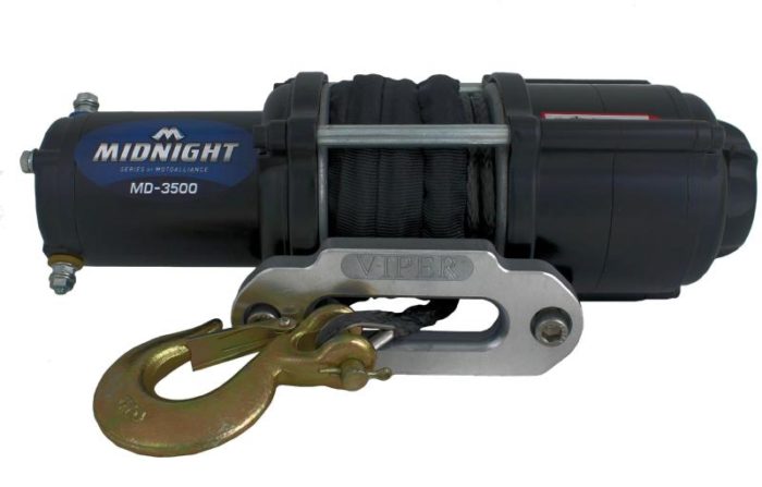 Viper Midnight Series 3500lb Winch